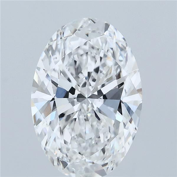 3ct Oval E VVS2 Lab Created Diamond