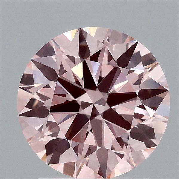 2.01ct Round FANCY INTENSE PINK VS1 Lab Created Diamond