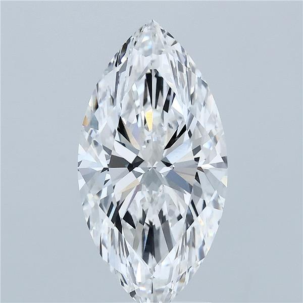 3.06ct Marquise E VVS2 Lab Created Diamond