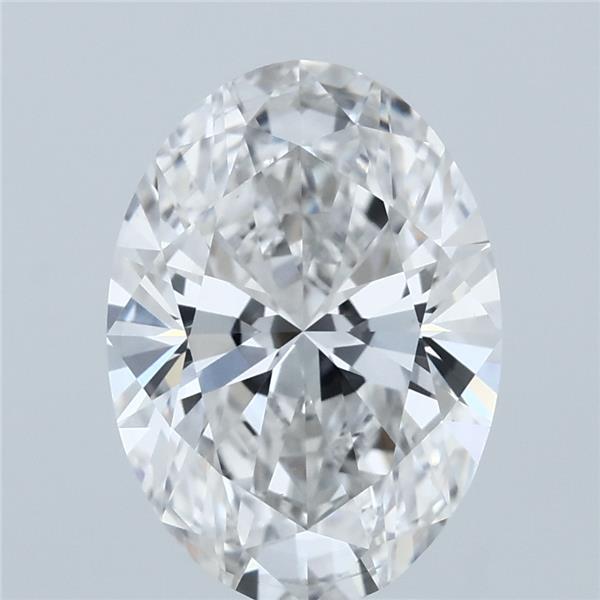 3.01ct Oval F VS2 Lab Created Diamond
