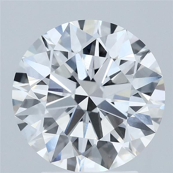 3.02ct Round F VS1 Lab Created Diamond