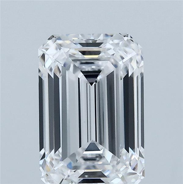 2ct Emerald D VVS2 Lab Created Diamond
