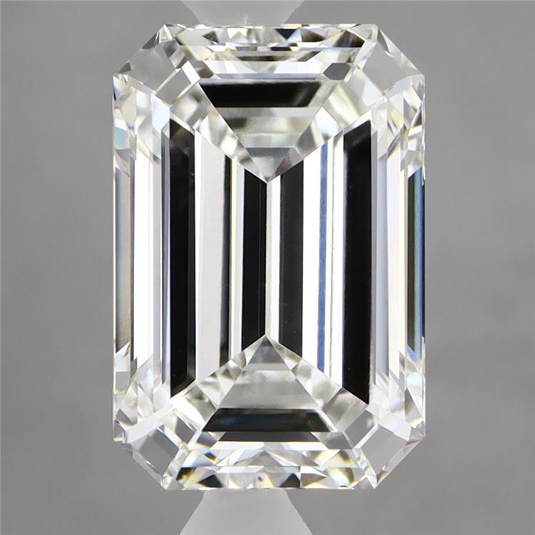 3.7ct Emerald G VVS2 Lab Created Diamond