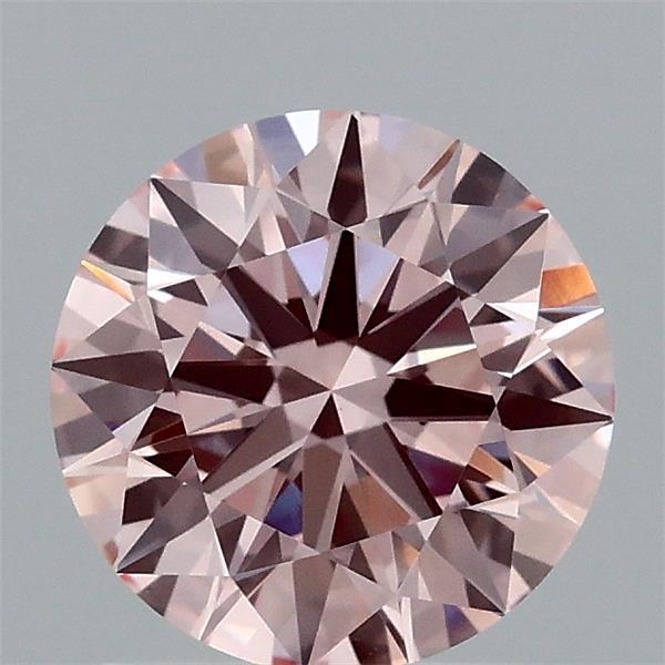 1.37ct Round FANCY INTENSE PINK VS1 Lab Created Diamond
