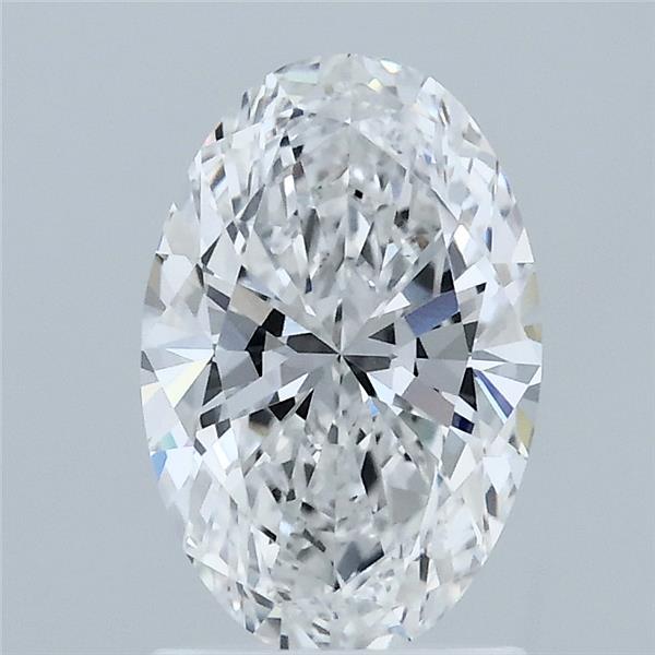 1.5ct Oval D VVS1 Lab Created Diamond