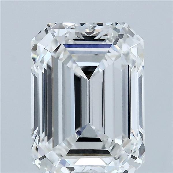3.09ct Emerald F VVS2 Lab Created Diamond