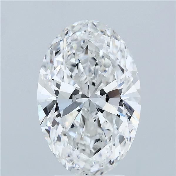 3.73ct Oval E VVS2 Lab Created Diamond