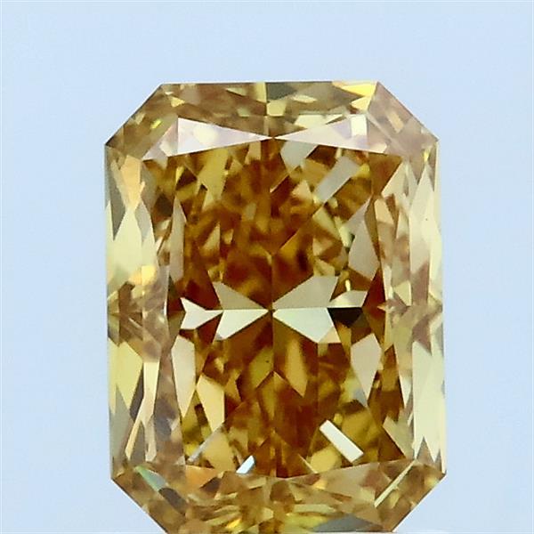 1.5ct Radiant FANCY INTENSE YELLOW VVS2 Lab Created Diamond
