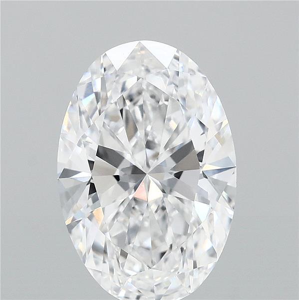 3.08ct Oval D VVS1 Lab Created Diamond