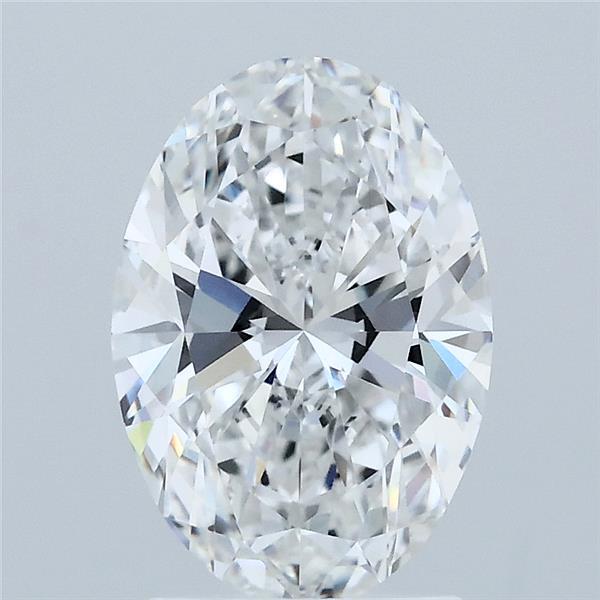 2.09ct Oval E VVS2 Lab Created Diamond