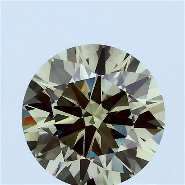 1.01ct Round FANCY INTENSE GREEN VS1 Lab Created Diamond