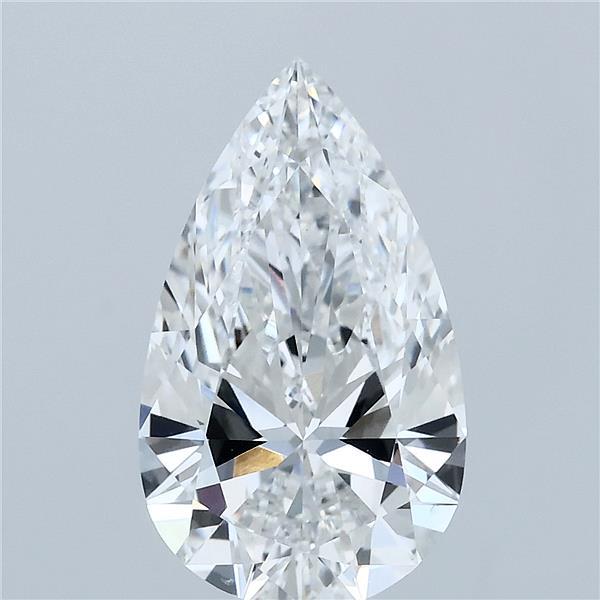 2.86ct Pear E VVS2 Lab Created Diamond