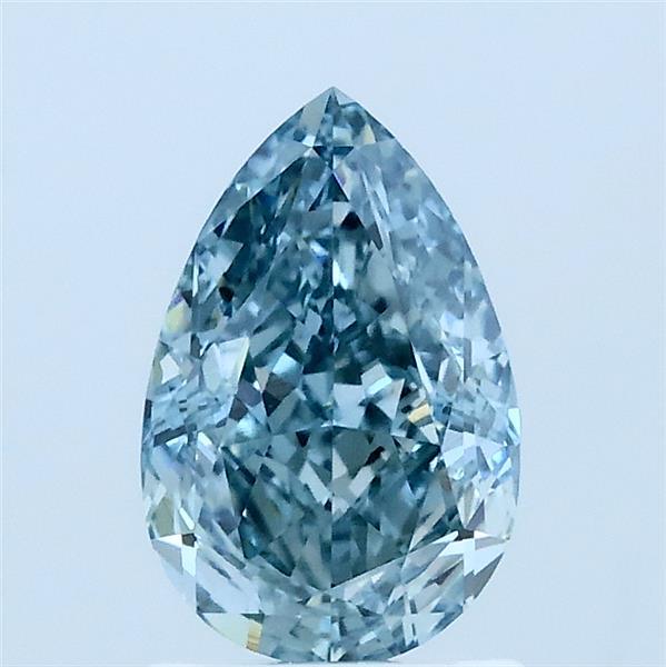 1.22ct Pear FANCY INTENSE BLUE VS1 Lab Created Diamond
