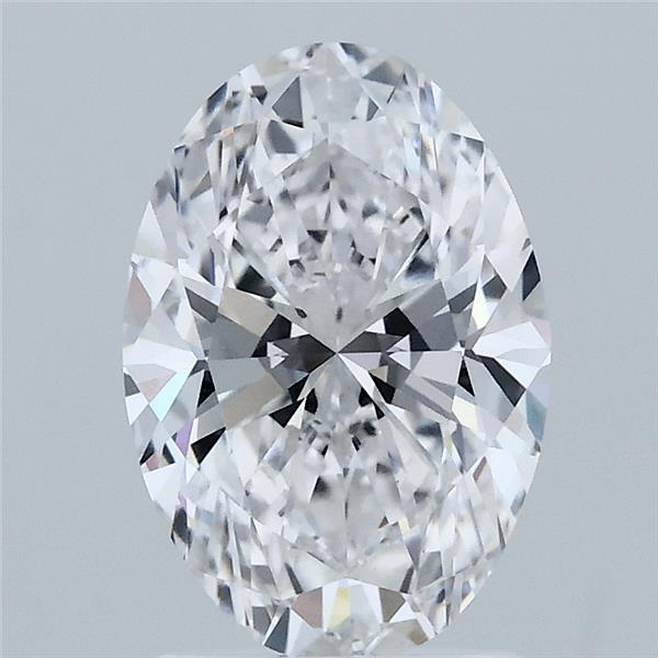 1.86ct Oval D VVS2 Lab Created Diamond