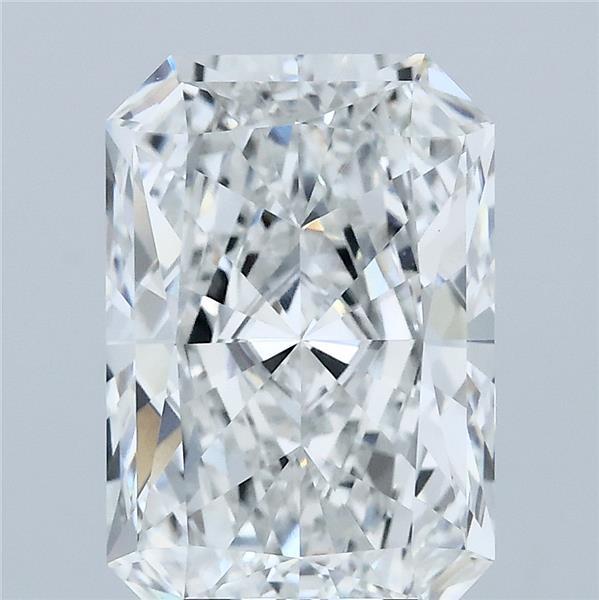 3.87ct Radiant F VVS2 Lab Created Diamond