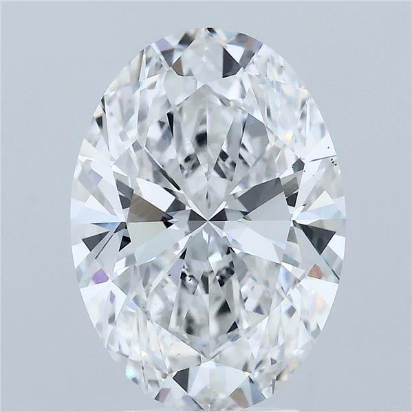 4.1ct Oval E VS1 Lab Created Diamond