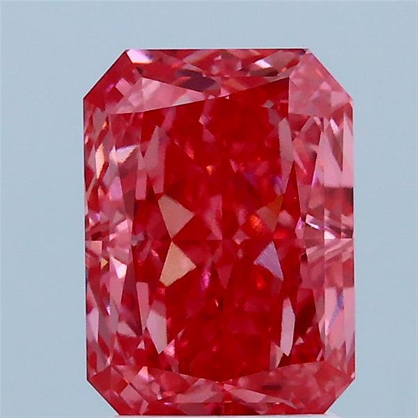 2.18ct Radiant FANCY VIVID PINK VS1 Lab Created Diamond