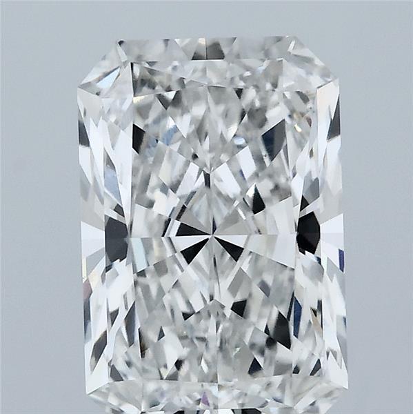 3.08ct Radiant F VVS2 Lab Created Diamond