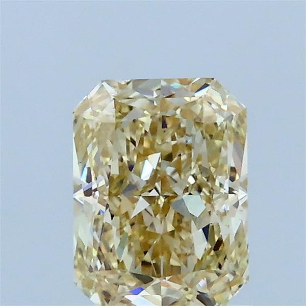 1.01ct Radiant FANCY LIGHT YELLOW VS1 Lab Created Diamond