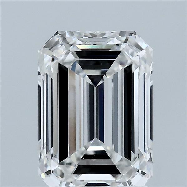 2.06ct Emerald E VVS1 Lab Created Diamond