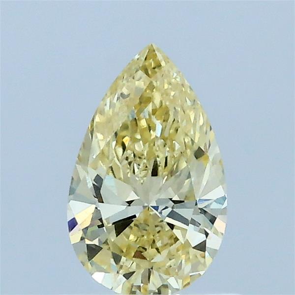 0.56ct Pear FANCY YELLOW VVS2 Lab Created Diamond