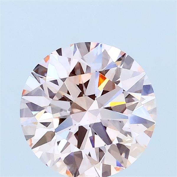 1.07ct Round FANCY INTENSE PINK VS1 Lab Created Diamond