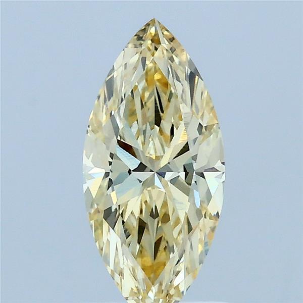 1.02ct Marquise FANCY YELLOW VVS2 Lab Created Diamond