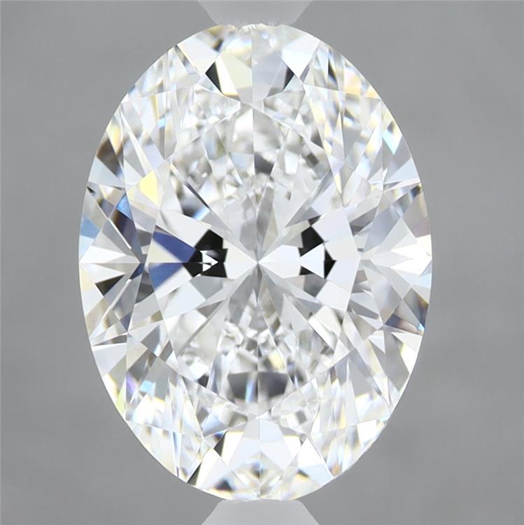 3.02ct Oval D VVS2 Lab Created Diamond
