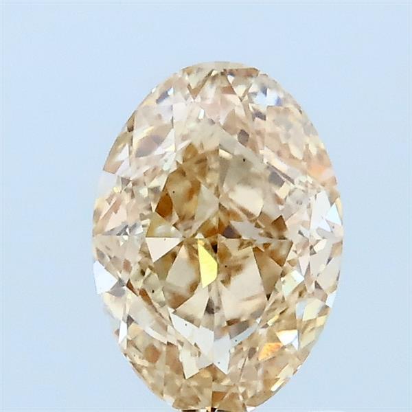 1.01ct Oval FANCY YELLOW VS1 Lab Created Diamond