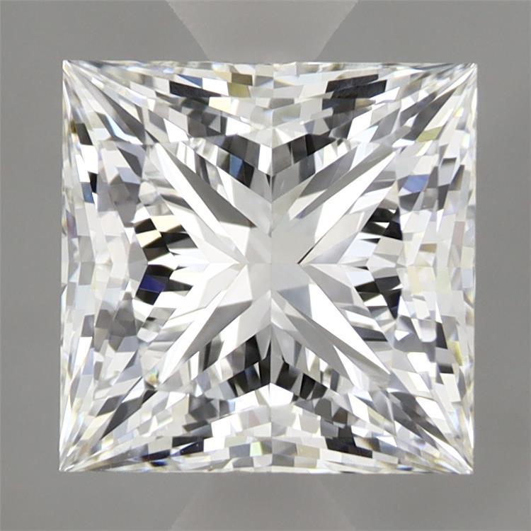 2.69ct Princess E VVS2 Lab Created Diamond