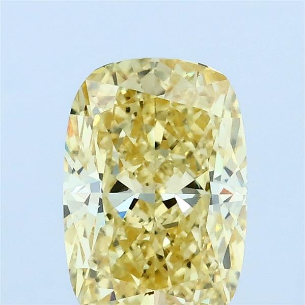 1.57ct Cushion FANCY INTENSE YELLOW VVS2 Lab Created Diamond
