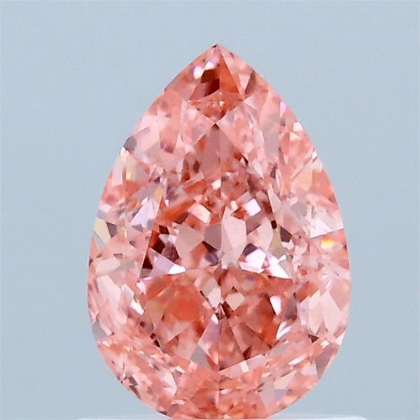 1.08ct Pear FANCY VIVID PINK VS2 Lab Created Diamond
