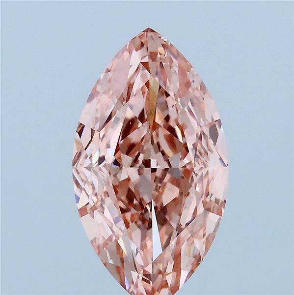 2.02ct Marquise FANCY VIVID PINK VVS2 Lab Created Diamond