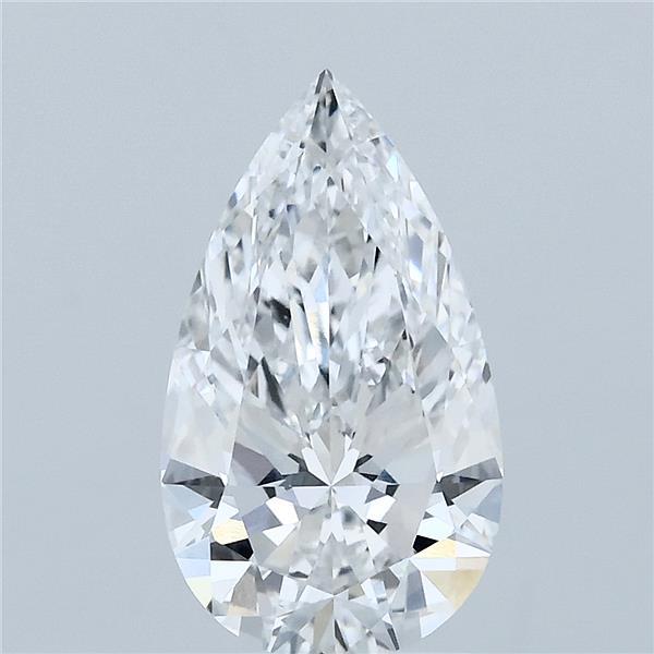 2.1ct Pear E VVS2 Lab Created Diamond