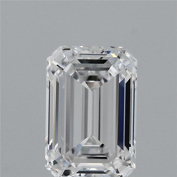 2.07ct Emerald D VVS1 Lab Created Diamond