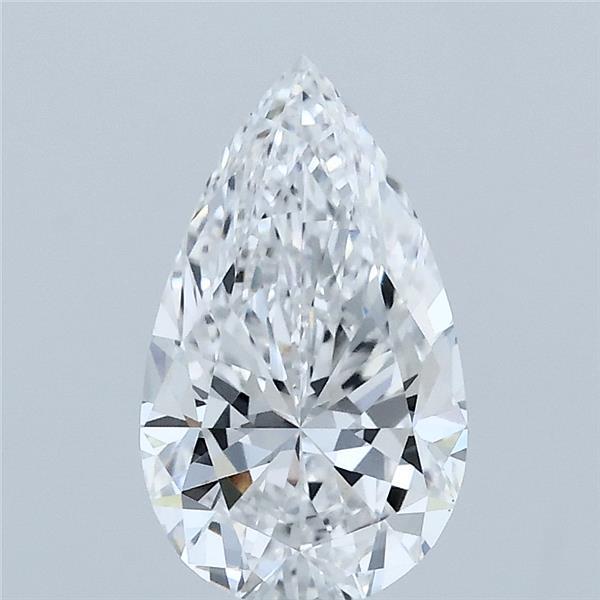1.5ct Pear E VVS2 Lab Created Diamond