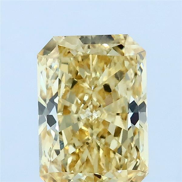 1.5ct Radiant FANCY YELLOW VS1 Lab Created Diamond