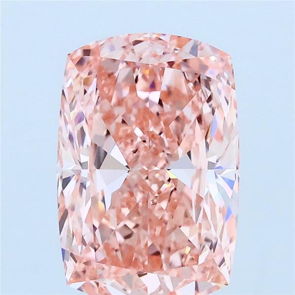 2.08ct Cushion FANCY VIVID PINK VVS2 Lab Created Diamond
