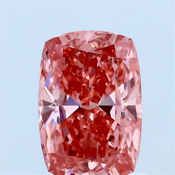 1.02ct Cushion FANCY VIVID PINK VVS2 Lab Created Diamond