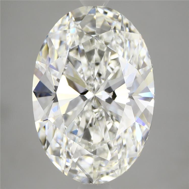 6.04ct Oval F VVS2 Lab Created Diamond