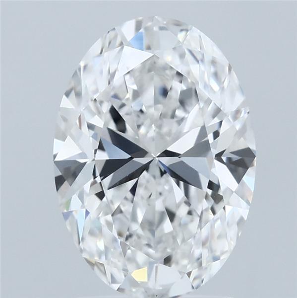 2.5ct Oval D VVS2 Lab Created Diamond