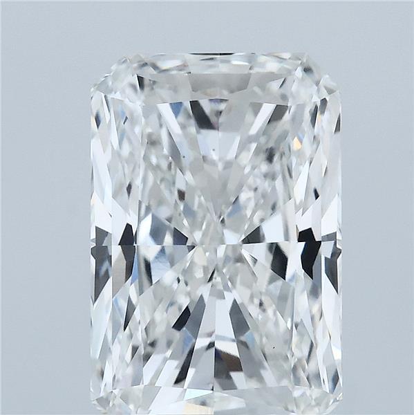 5.05ct Radiant F VVS2 Lab Created Diamond