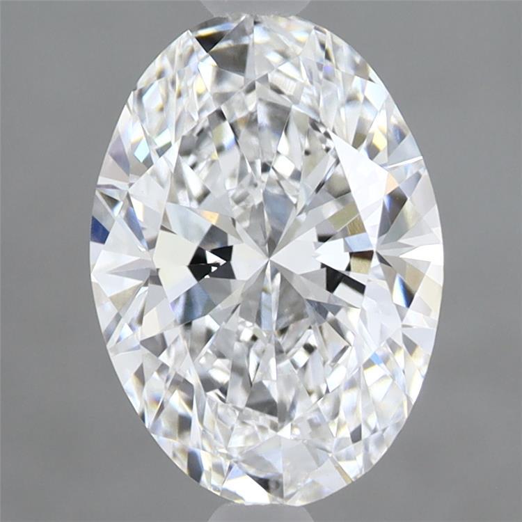2.06ct Oval D VVS2 Lab Created Diamond