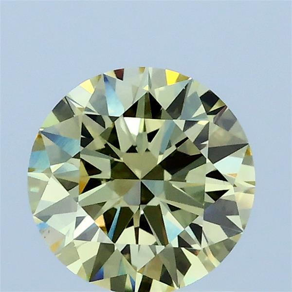 1.06ct Round FANCY YELLOW VS1 Lab Created Diamond