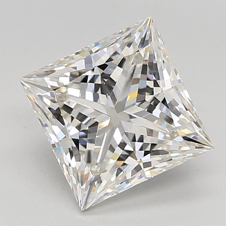 4.05ct Princess G VVS2 Lab Created Diamond