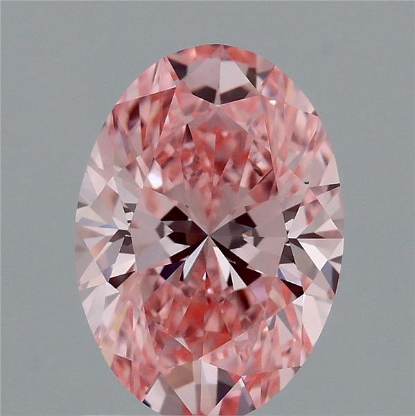 1.51ct Oval FANCY VIVID BLUE VS2 Lab Created Diamond