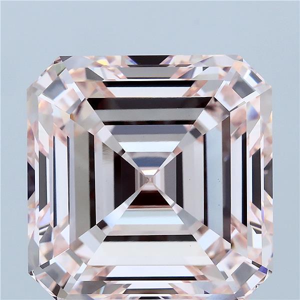 16.04ct Asscher FANCY PINK VVS2 Lab Created Diamond