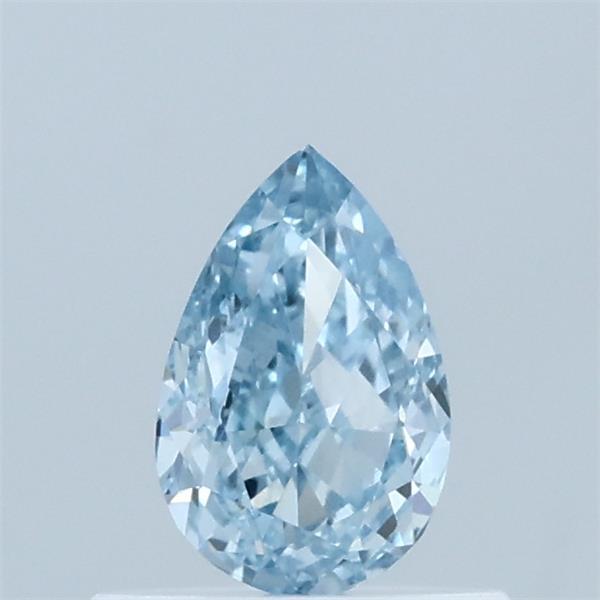 0.55ct Pear FANCY INTENSE BLUE VS1 Lab Created Diamond