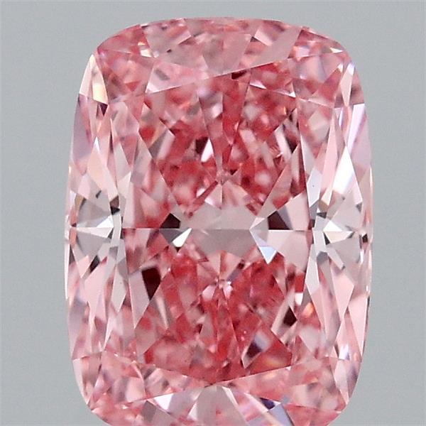 1.75ct Cushion FANCY VIVID PINK VS1 Lab Created Diamond