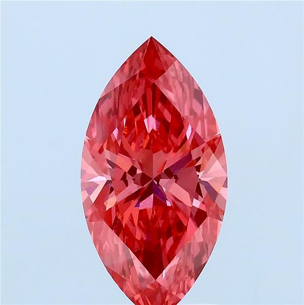 2ct Marquise FANCY VIVID PINK VVS1 Lab Created Diamond